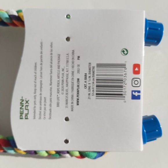 *3/$20* Rope Perch 21" bendable *New w/ defect* - Picture 5 of 8